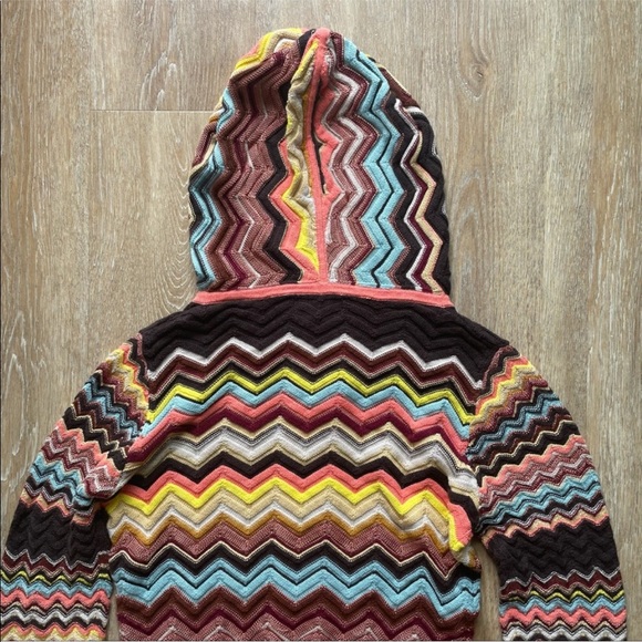 Missoni for Target Colore Zig Zag Hooded Zip-Up Cardigan - Picture 6 of 9